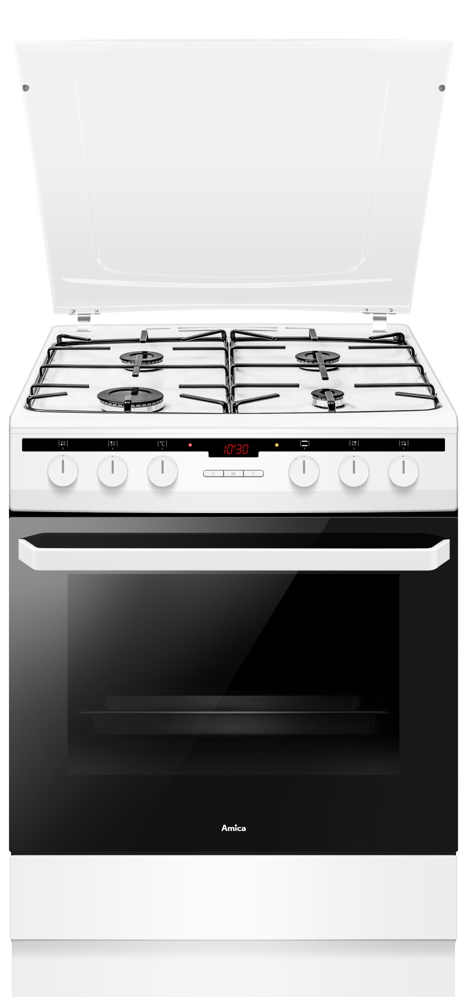 Kuchnia gazowo-elektryczna Amica 618GEH3.33HZpTaN(W) 60 cm Biały