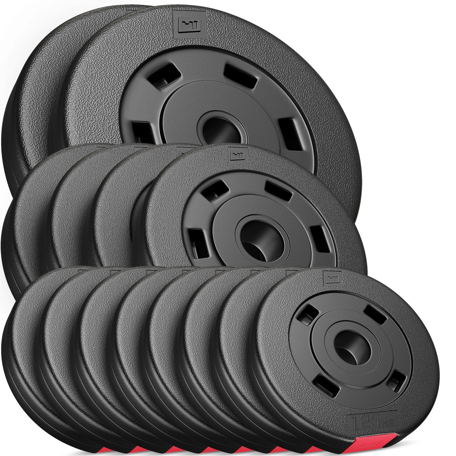 Zestaw obciążeń kompozytowych 30kg (2x5, 4x2.5, 8x1.25)