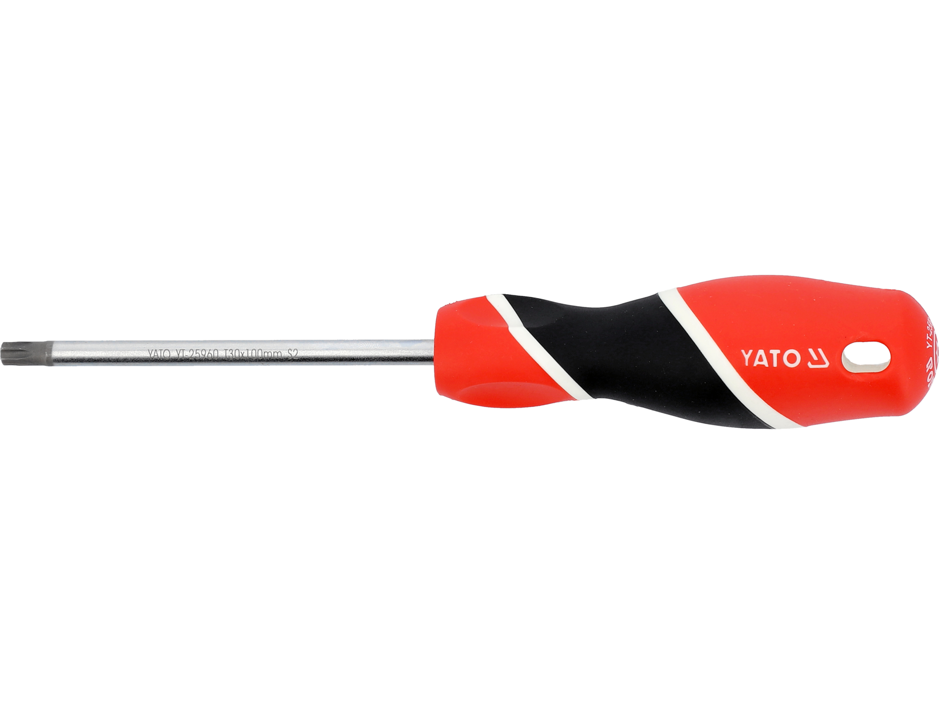 Wkrętak śrubokręt TORX security YATO t30x100mm z wewnętrznym otworem YT-25960