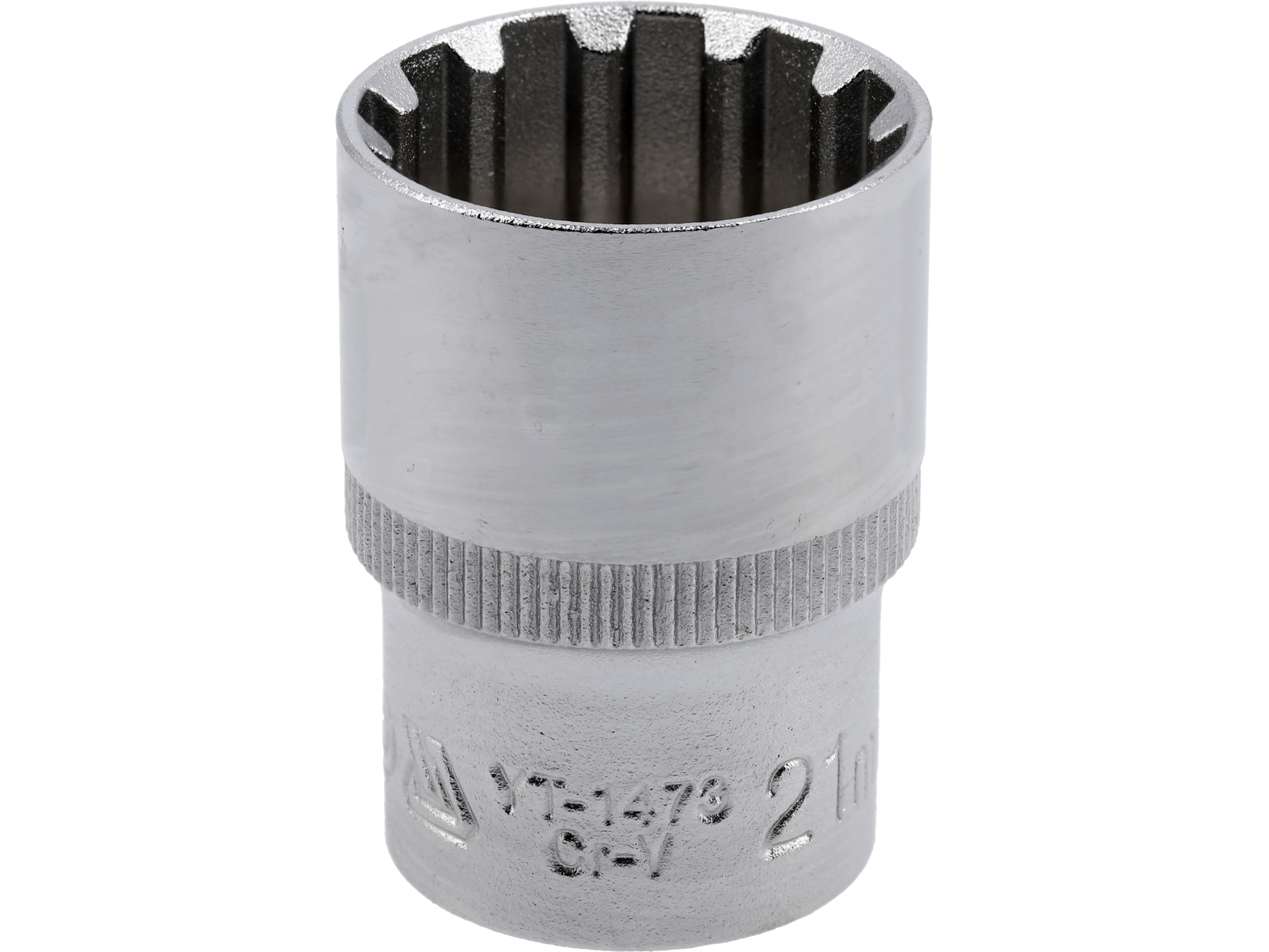 Nasadka SPLINE YATO 12 kątna krótka 21mm 1/2 cala długość 38mm YT-1473