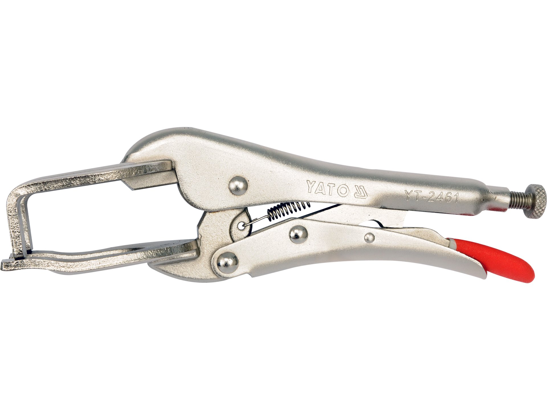 Szczypce zaciskowe spawalnicze YATO morsa 225mm typ U samozaciskowe YT-2461