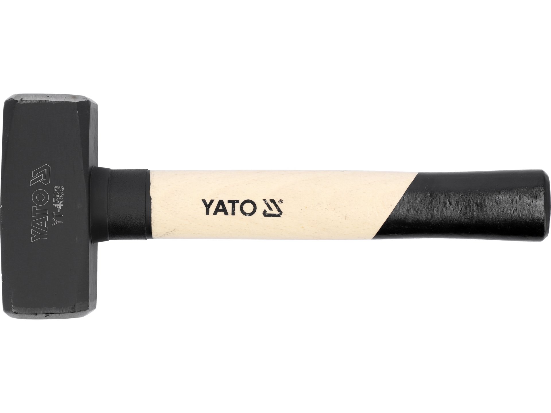 Młotek kamieniarski YATO 2000g 2kg kuty na zimno trzonek dębowy YT-4553
