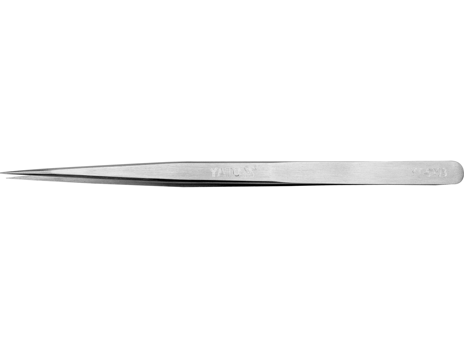 Pęseta prosta YATO precyzyjna antymagnetyczna kwasoodporna 140mm YT-6903