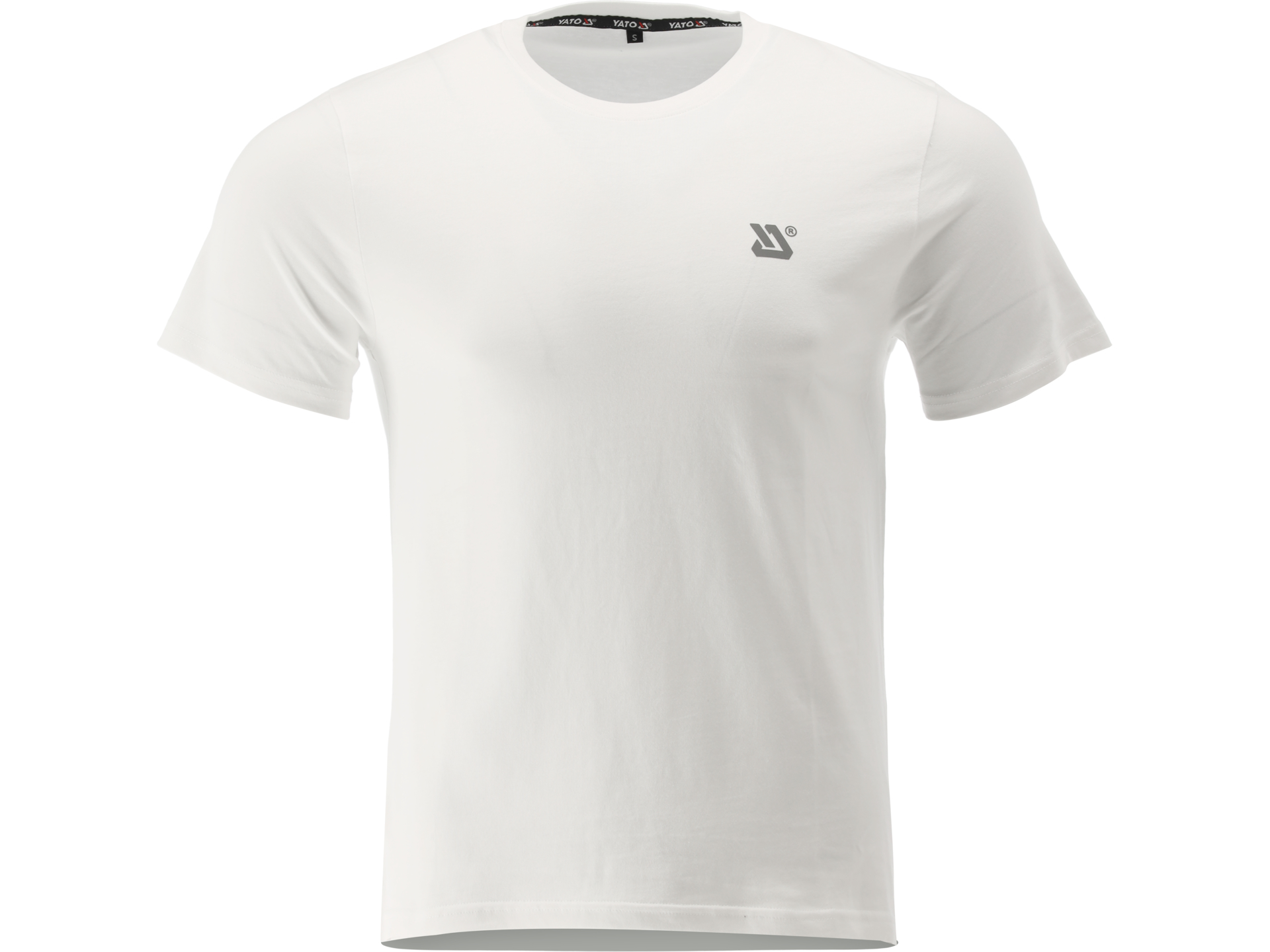 T-shirt męski YATO basic bawełniany 180g biały regular rozmiar M YT-78477