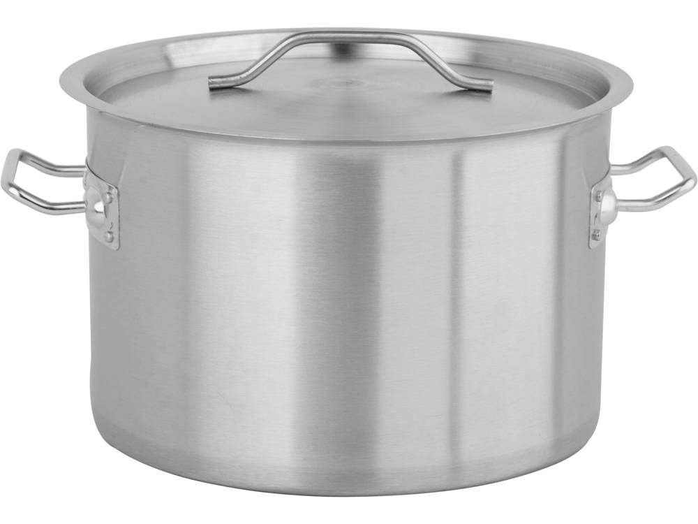 Garnek niski śr. 32cm 17L + pokrywa stal nierdzewna