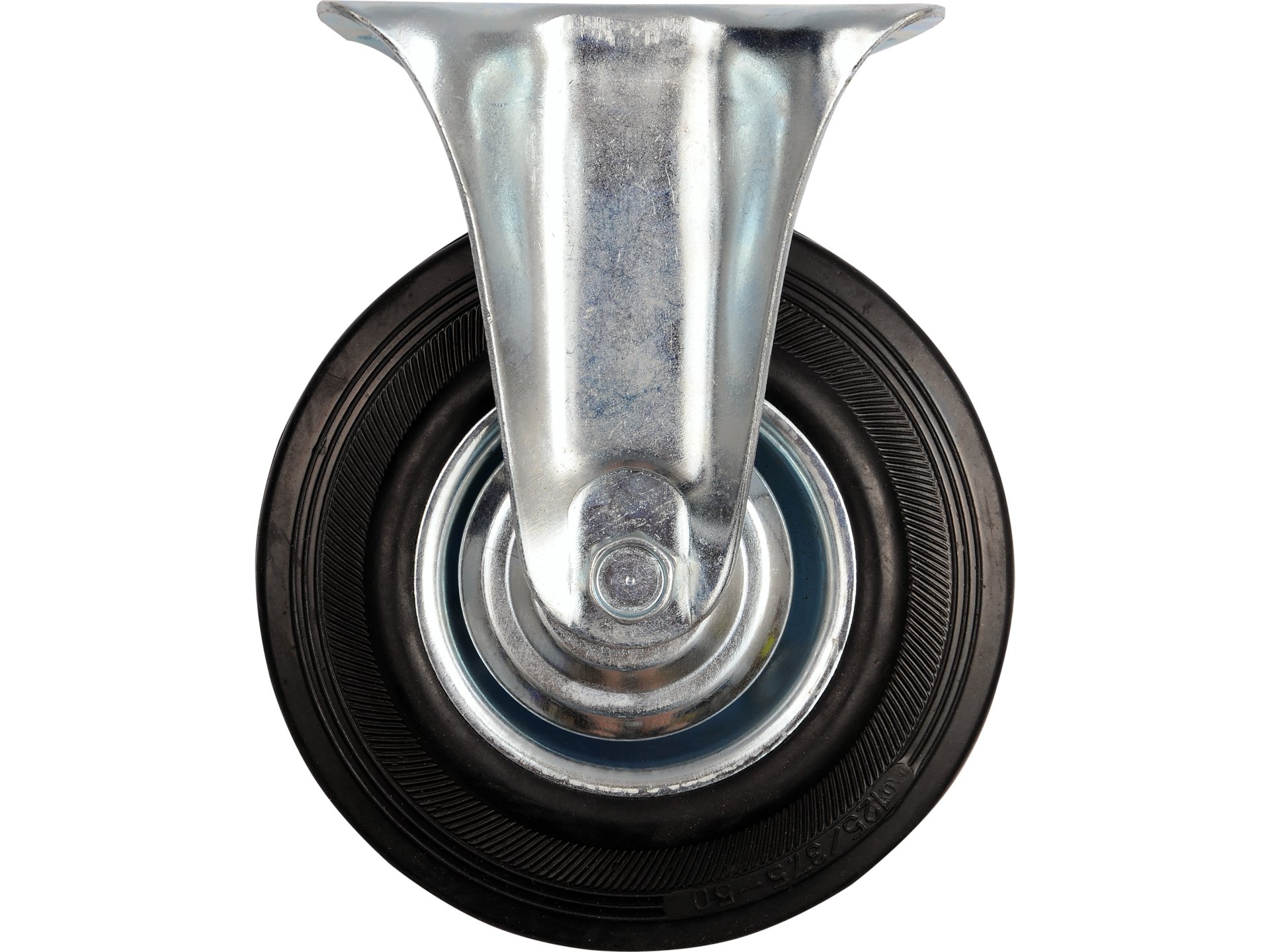 Kółko stałe VOREL łożyskowane z gumy czarnej 160mm 130kg 87305