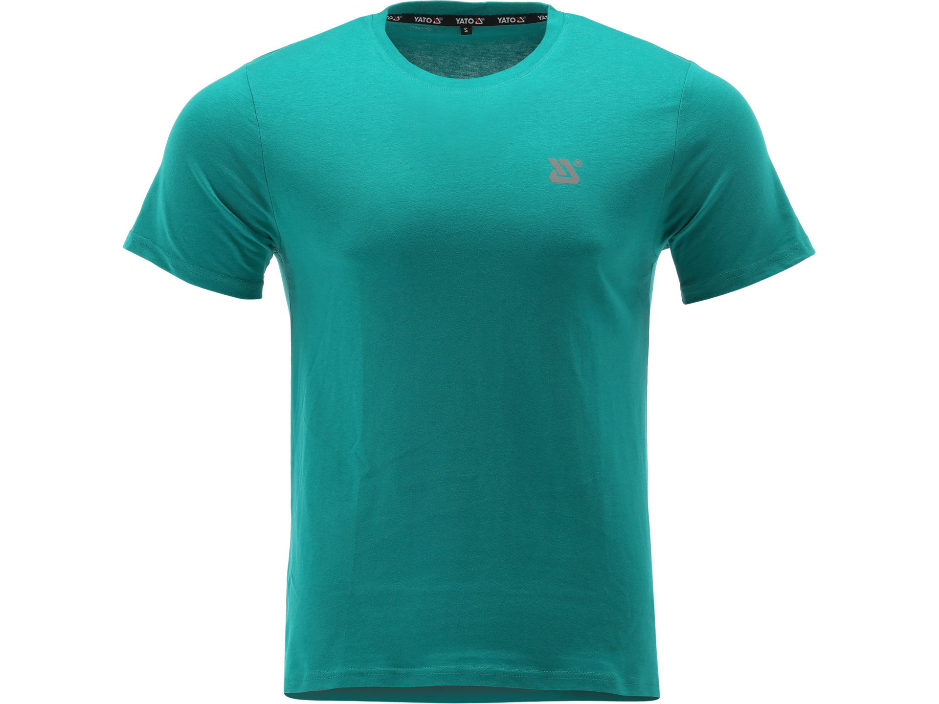 T-shirt męski YATO basic bawełniany 180g zielony regular rozmiar M YT-78489