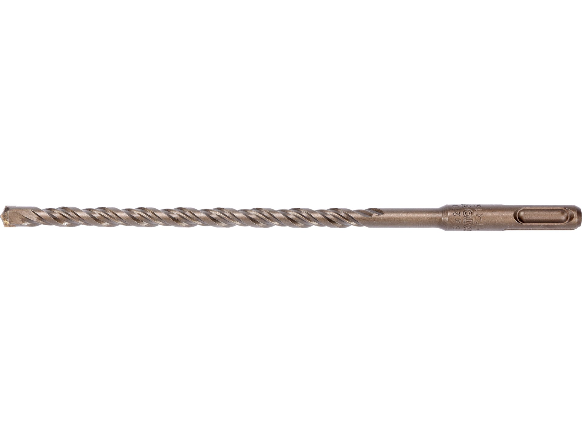 Wiertło do betonu YATO SDS plus 8x210mm udarowe spiralne do muru długie YT-4167