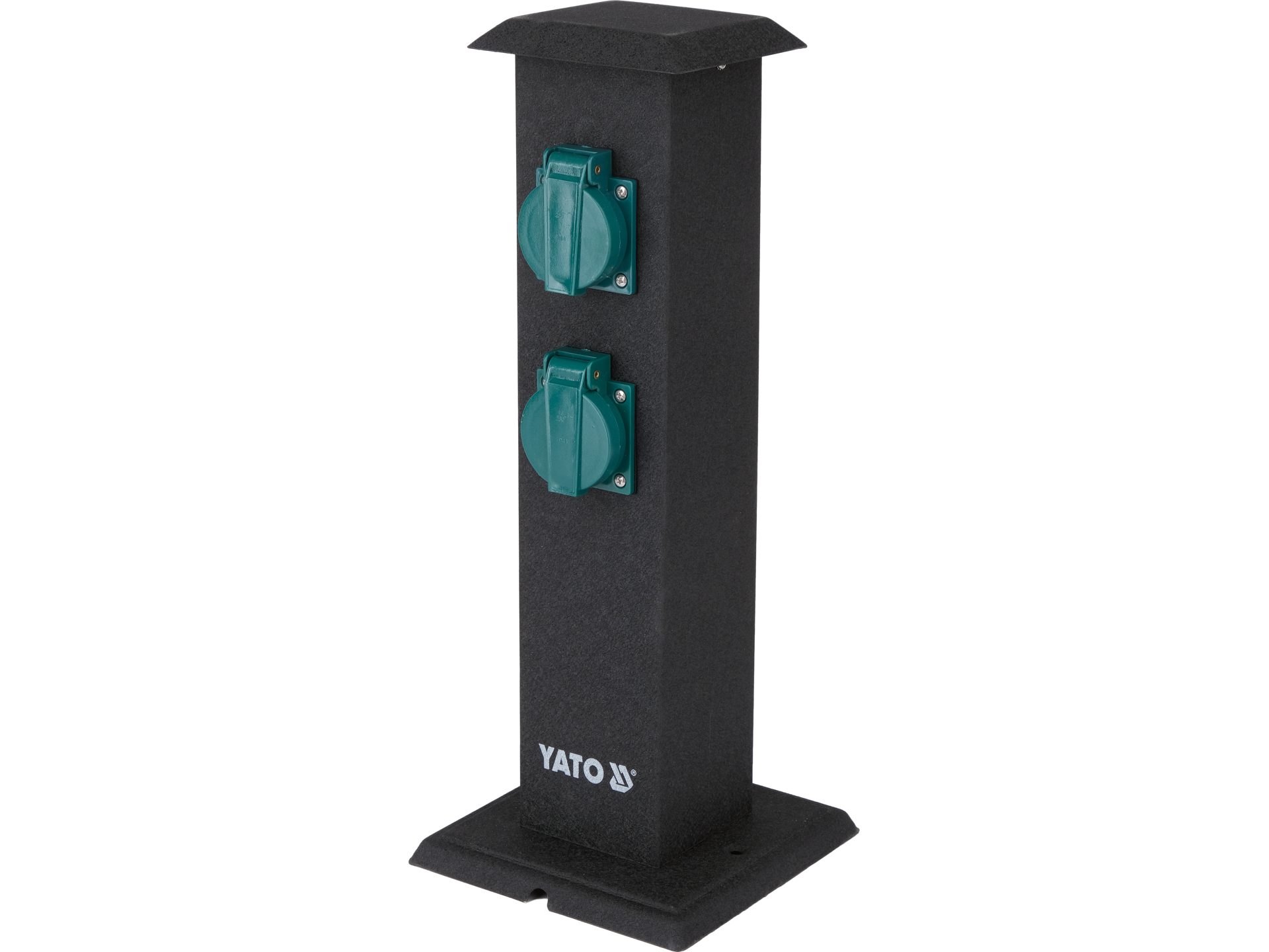 Gniazdo ogrodowe słupek stal IP44 4x230V YATO YT-81275
