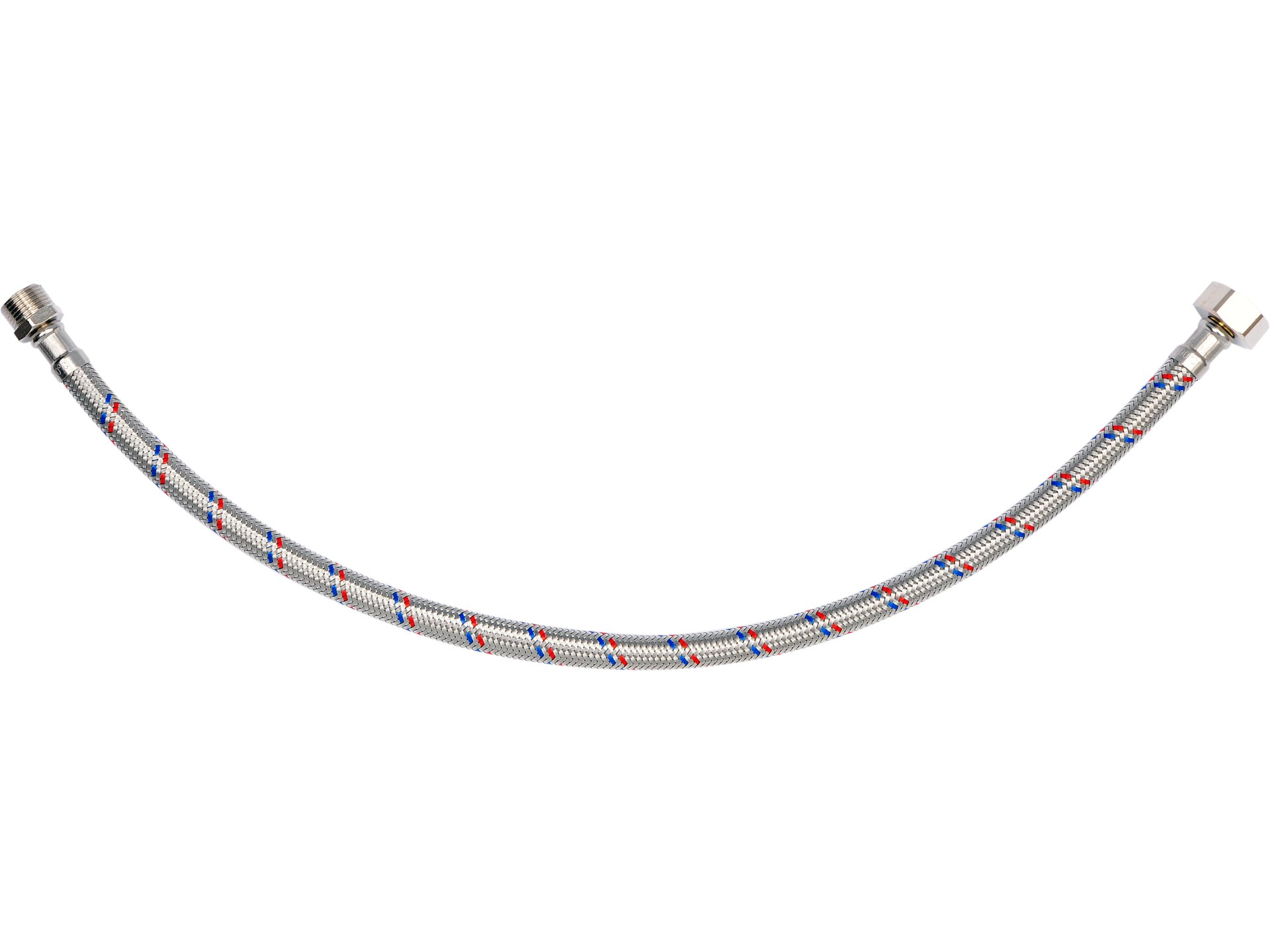 Wąż przyłączeniowy FALA do wody f/M 1/2 na 3/8 cala 50cm 500mm oplot 71829