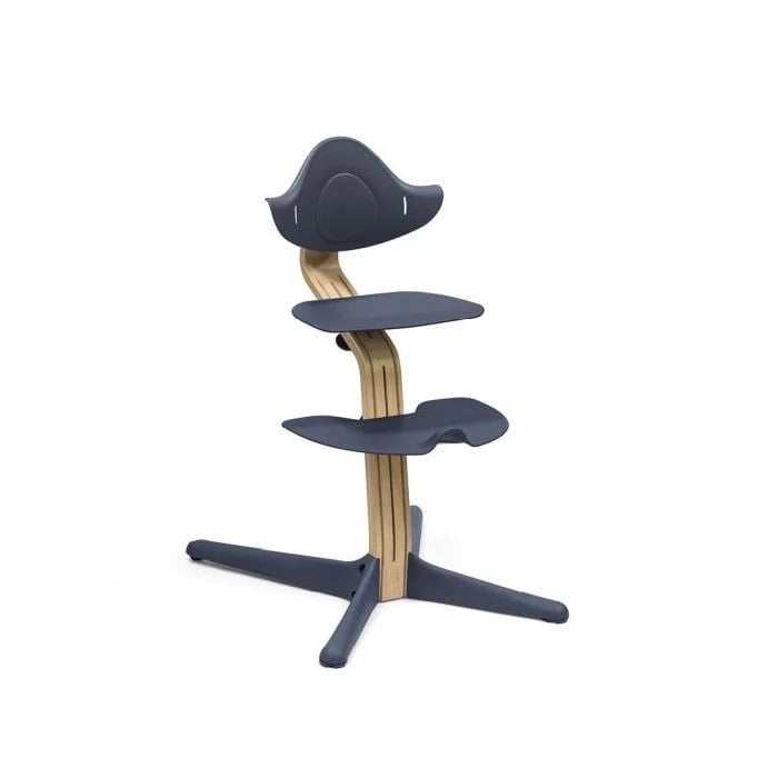 Stokke Nomi z Baby Set - krzesełko z zestawem dziecięcym-Oak Navy-Baby Set Navy