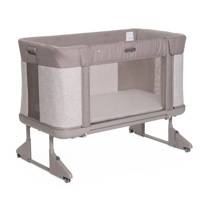 Chicco Next2Me Forever Łóżeczko dostawne + Rücken Materacyk Handy-Almond