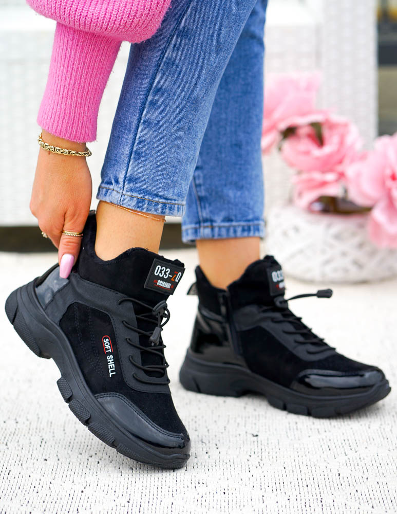 Sportowe Botki Trapery Buty Ocieplane Timber