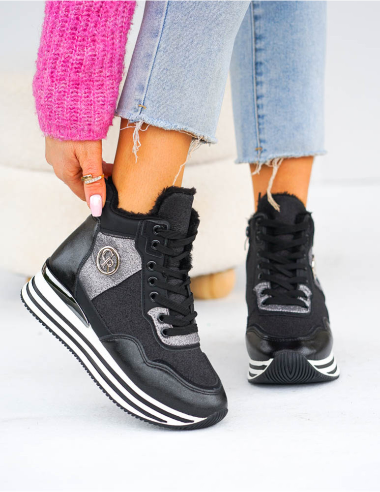 Zimowe Ocieplane Buty Sportowe Botki Sneakersy Great