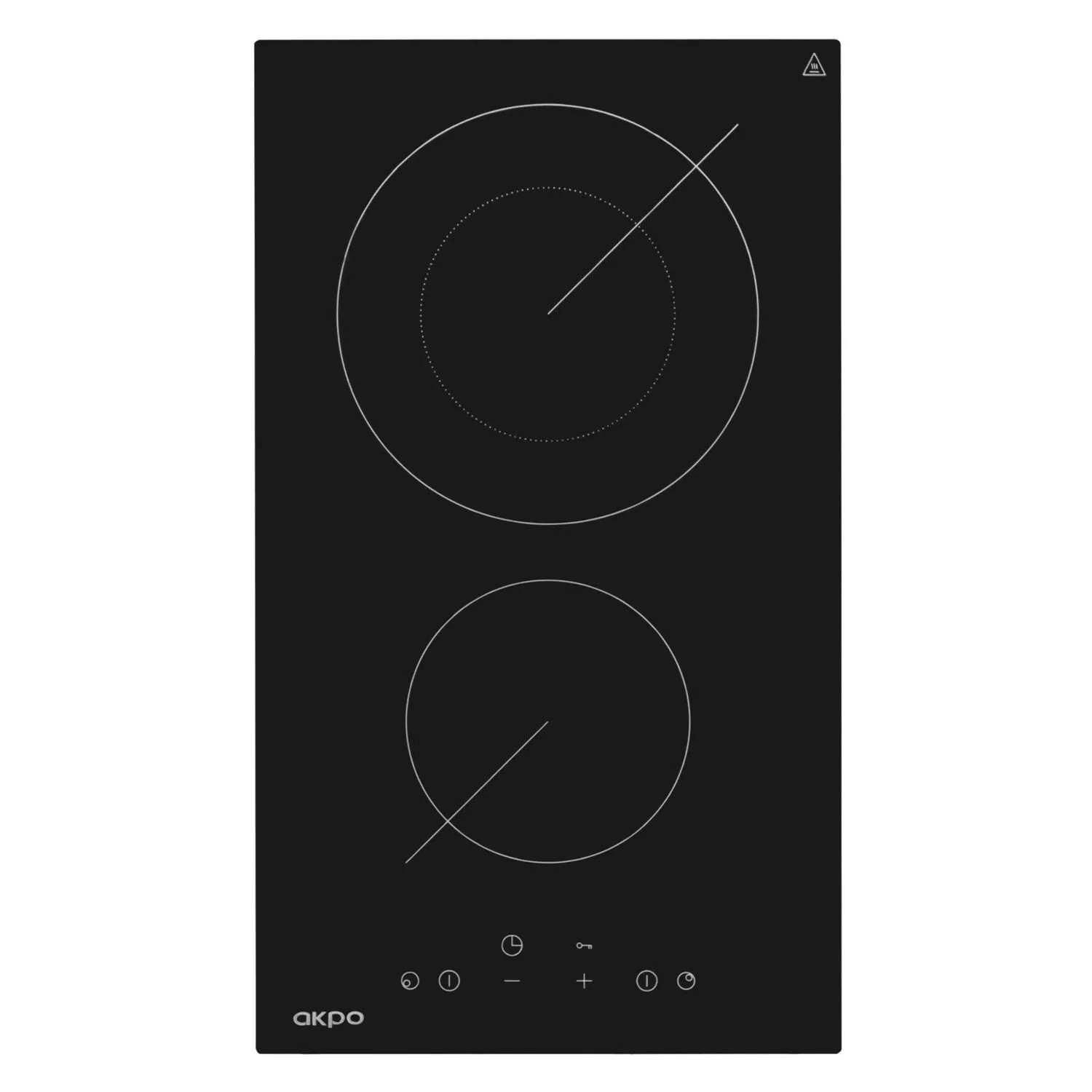 Akpo Płyta ceramiczna PKA30601 czarna 30 cm