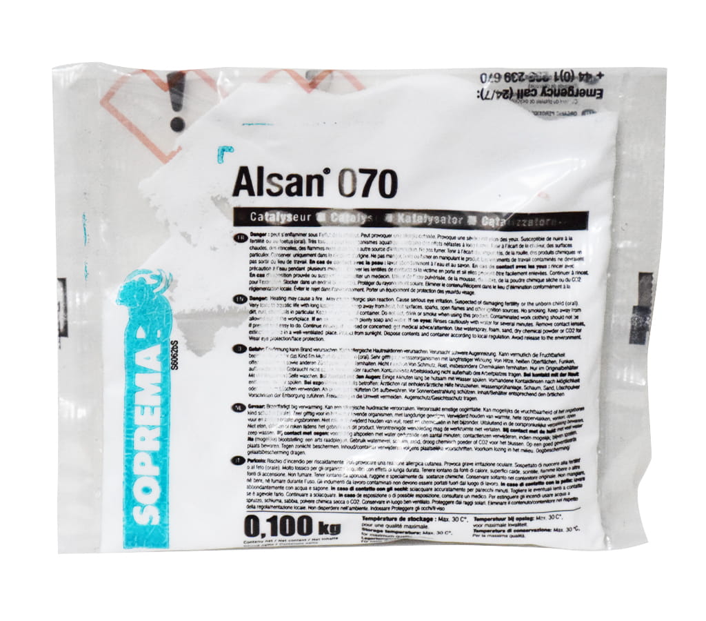 SOPREMA KATALIZATOR ALSAN 070 100G PROSZEK DO SYSTEMOWANIA ŻYWIC