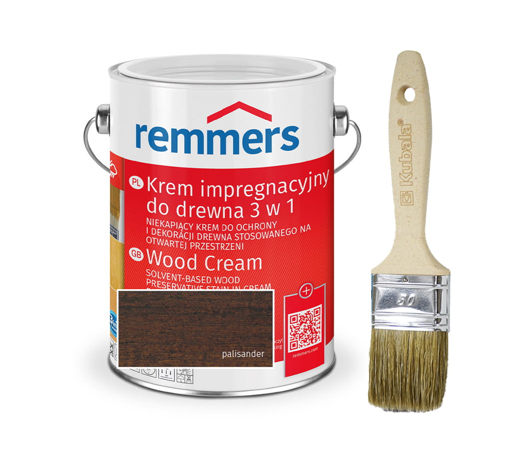 REMMERS HOLZSCHUTZ-CREME DO DREWNA PALISANDER 0,75