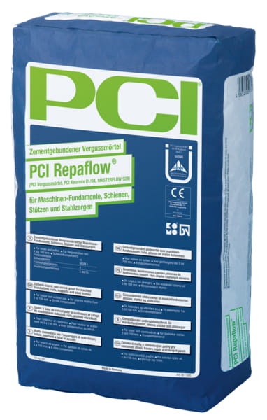 EKSPANSYWNA ZAPRAWA MONTAŻOWA DO ZAKOTWIEŃ I PODLEWEK PCI REPAFLOW 25KG