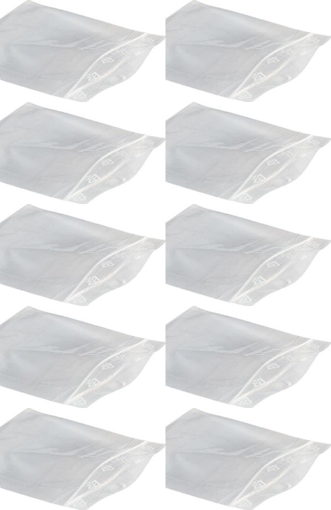 10x Woreczki strunowe 160x220 mm, 100 szt. bezbarwne (przezroczyste) ULTRA, 50 μm
