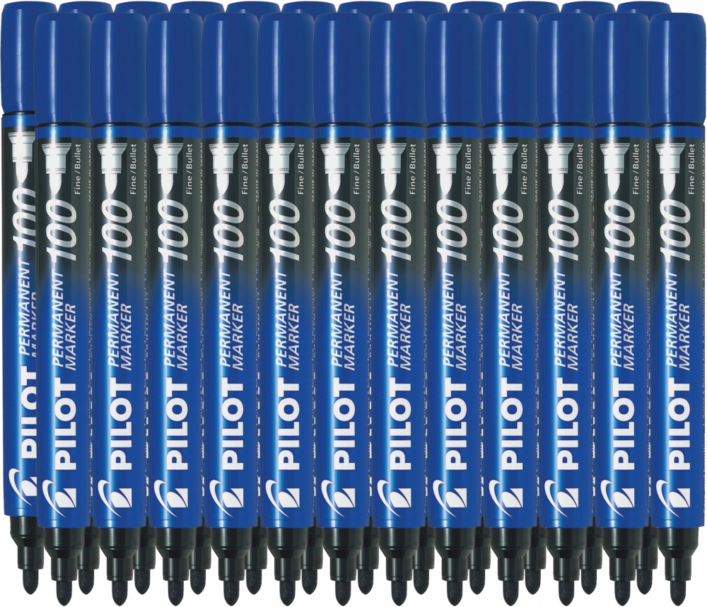 Marker permanentny Pilot SCA 100, okrągła, 4.5mm, niebieski