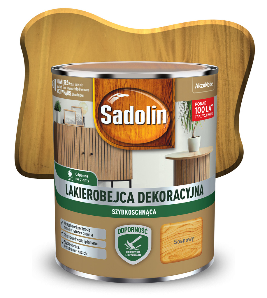 Lakierobejca dekoracyjna Sosnowa 0,7L Sadolin