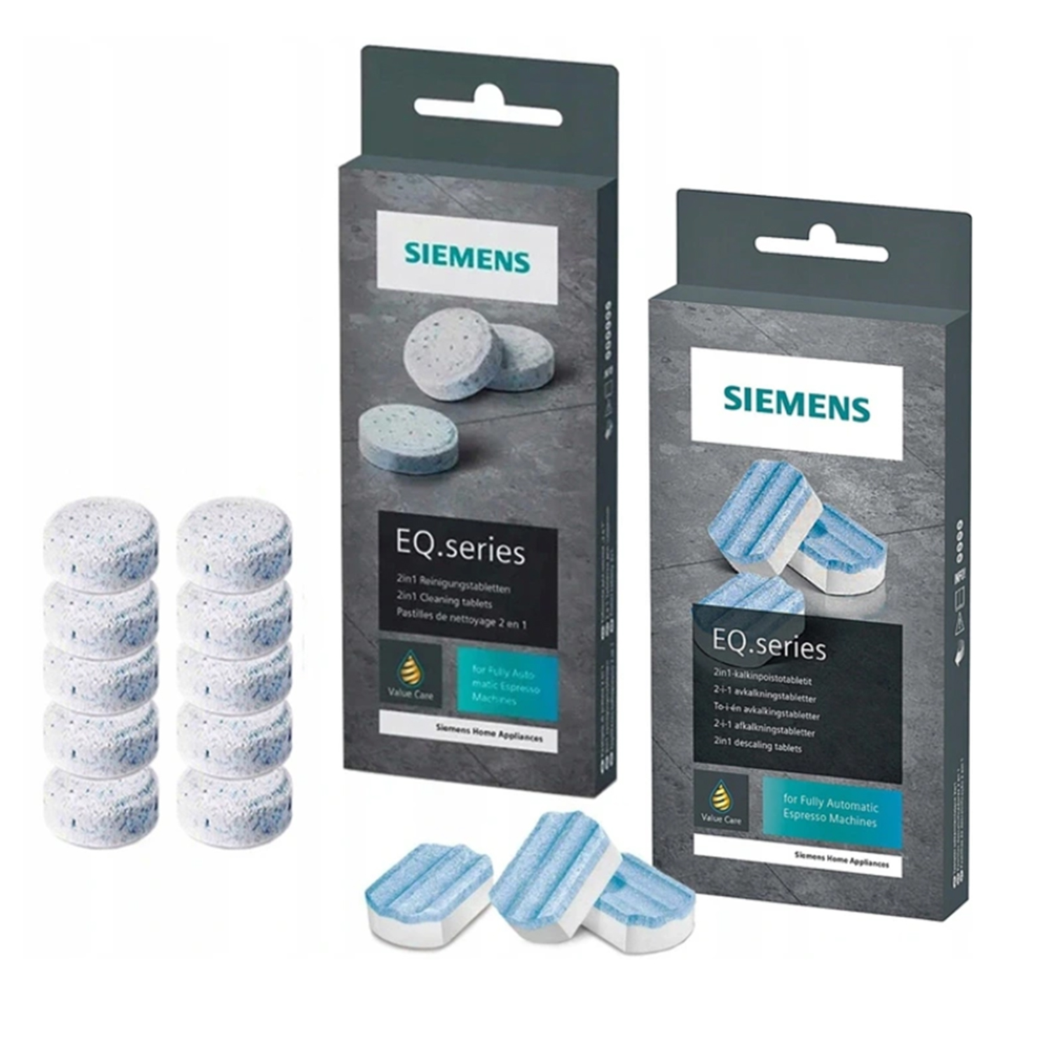 Tabletki Czyszczące TZ80001 + Odkamieniacz TZ80002 - Siemens