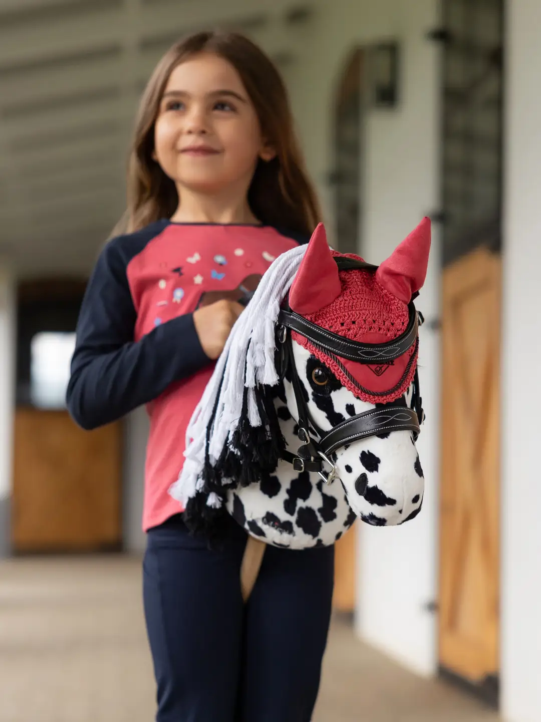 LeMieux zabawka nauszniki dla Hobby Horse Cranberry 24h
