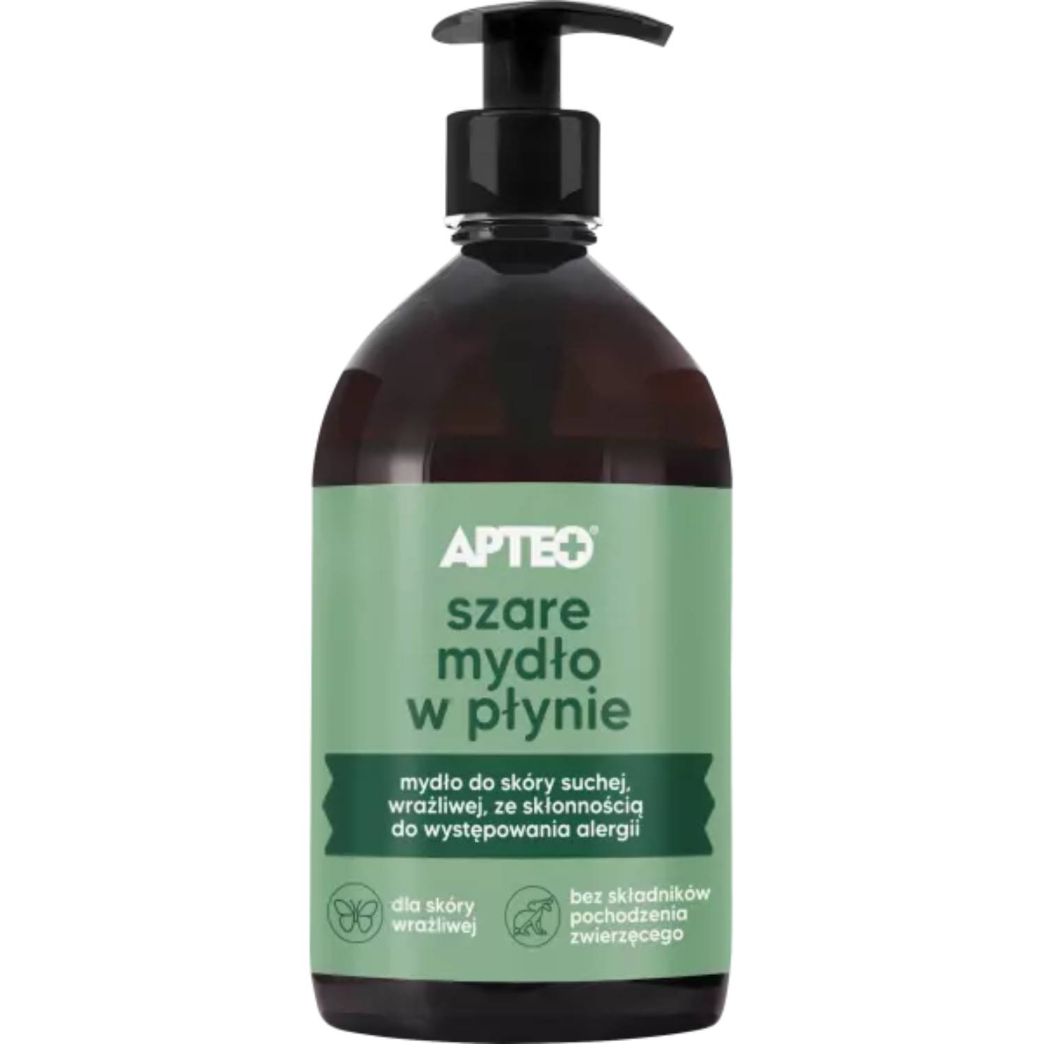 Apteo - mydło szare w płynie, 500 ml
