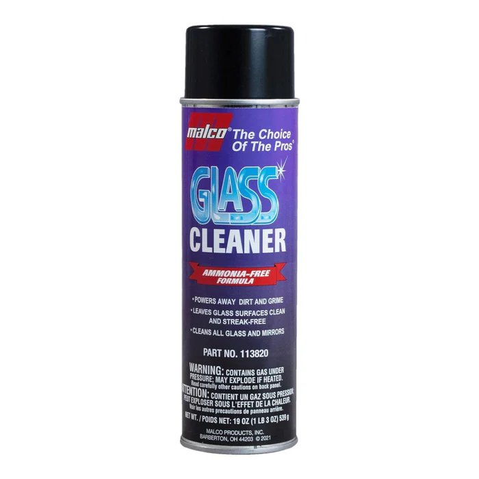 Malco Glass Cleaner 560ml - płyn do mycia szyb w areozolu