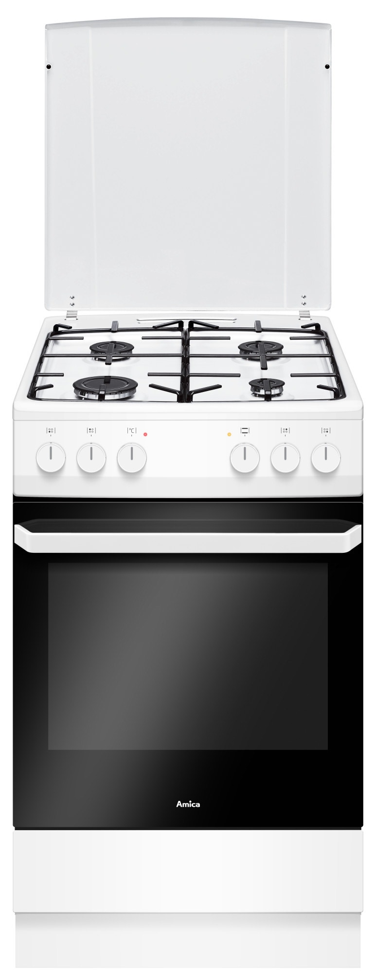 Kuchnia gazowo-elektryczna Amica 510GE3.33ZpQW 50 cm Biały